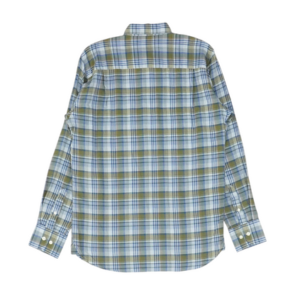 Multi Plaid Long Sleeve Button Down
