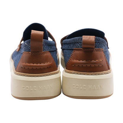 Navy Slip-On Dress Shoes