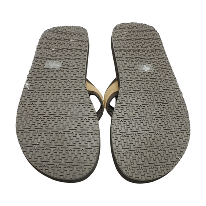 Beige Flip-Flop Sandals