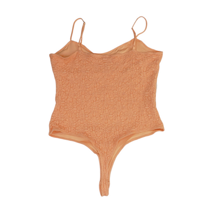 Peach Bodysuit Blouse