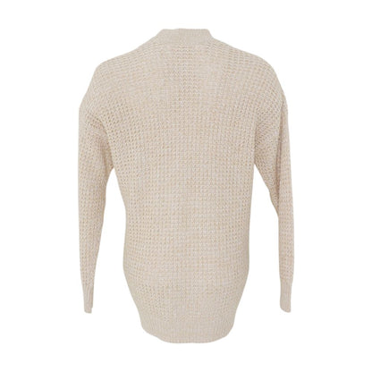 Beige Cardigan Sweater