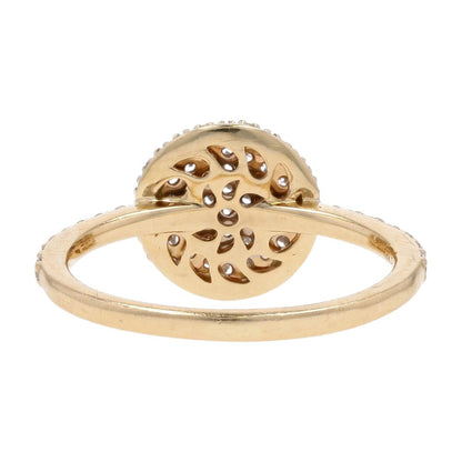 1/2 Ct 14K Gold Diamond Pave Mini Infinity Cocktail Ring