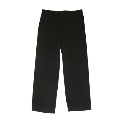Black Solid Dress Pants