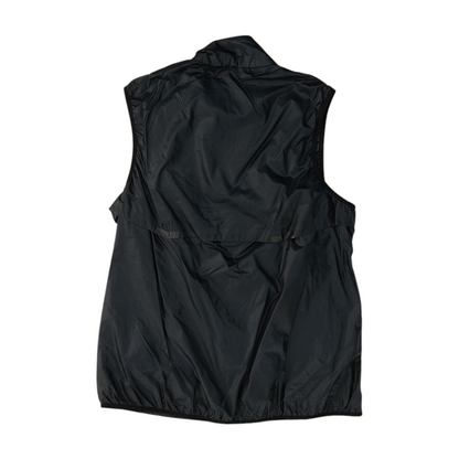 Black Solid Active Vest