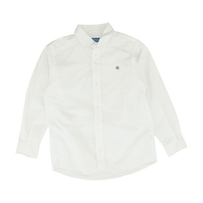 White Long Sleeve Button Down