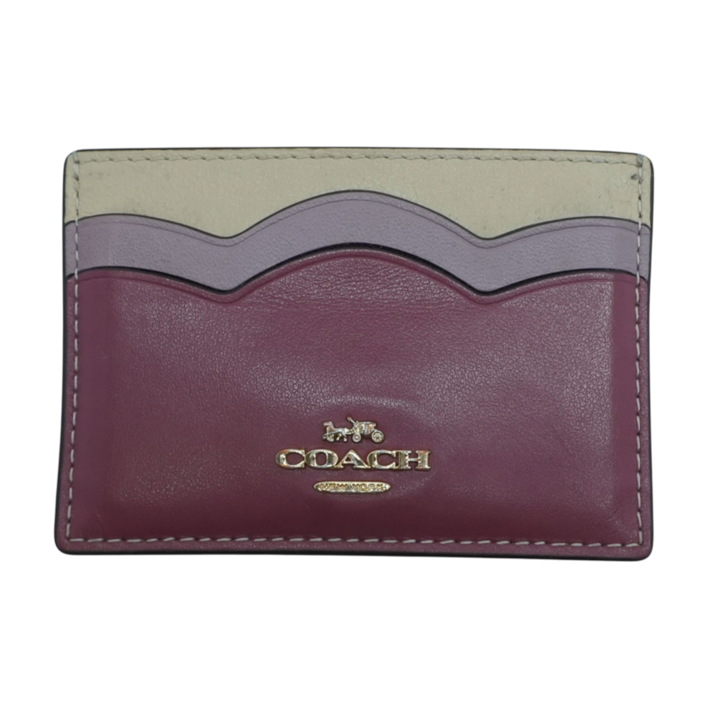 Purple Card Case Wallet