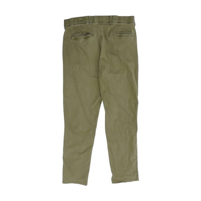 Green Straight Pants