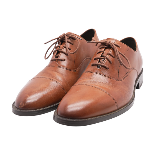 Brown Lace-Up Dress Shoes