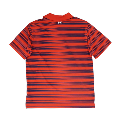 Red Striped Short Sleeve Polo