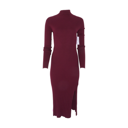 Maroon Maxi Dress