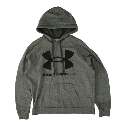 Gray Solid Hoodie Pullover