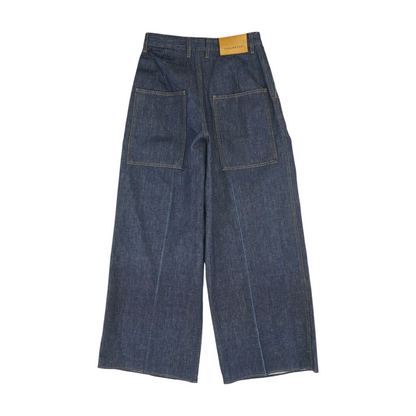 Blue Wide Leg Jeans
