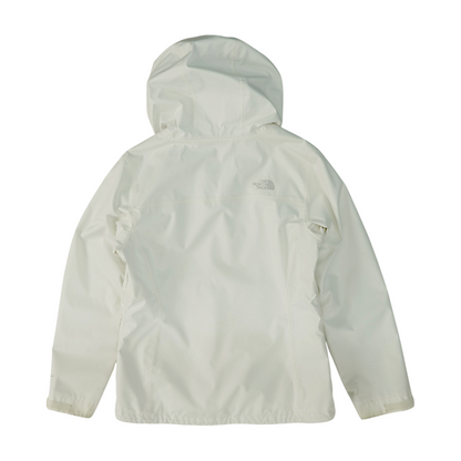 White Solid Rain Jacket