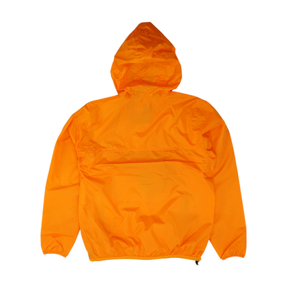 Orange Solid Rain Jacket