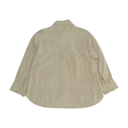 Beige Button Down