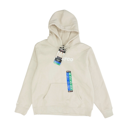 Tan Solid Hoodie Pullover