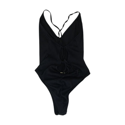 Black Solid One-Piece