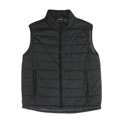 Black Solid Active Vest