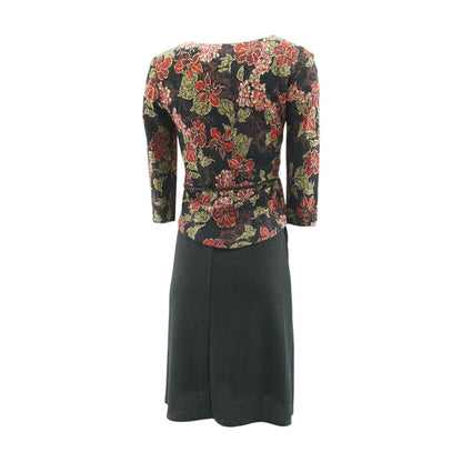 Multi Floral Midi Dress