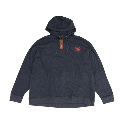Navy Solid Hoodie Pullover