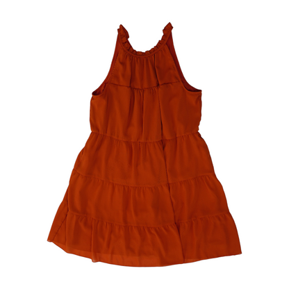 Orange Midi Dress