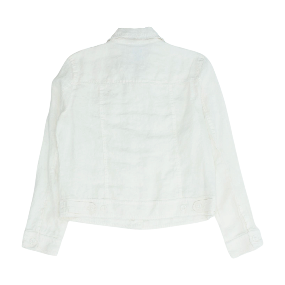 Tommy Bahama White Solid Jacket – Image 2