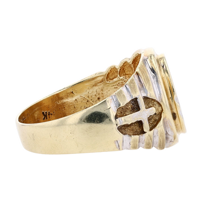 14K Two-Tone Gold Fashion Ring