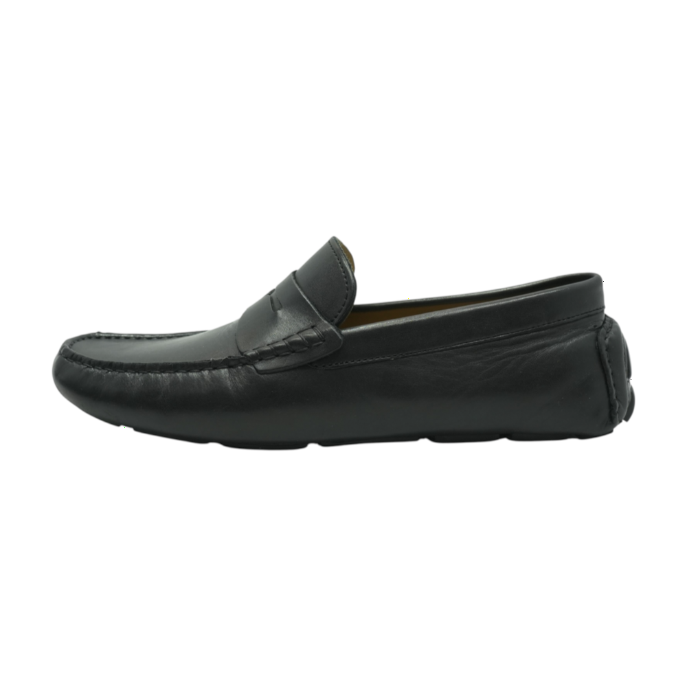 Black Slip-On Casual Shoes