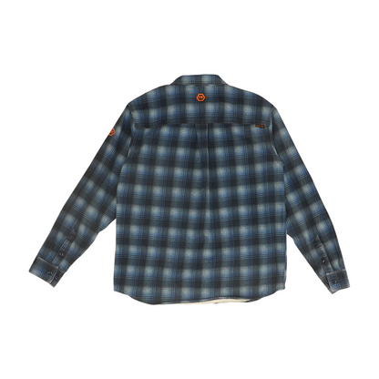 Blue Plaid Flannel Button Down