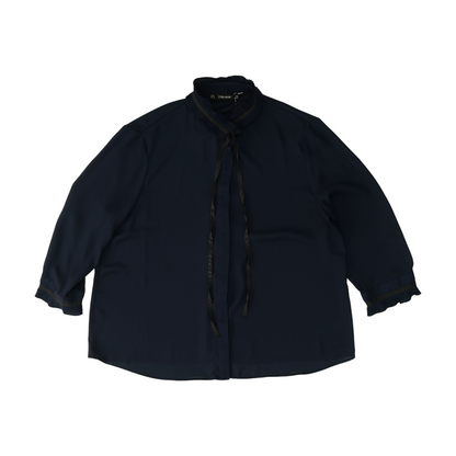 Navy Button Down