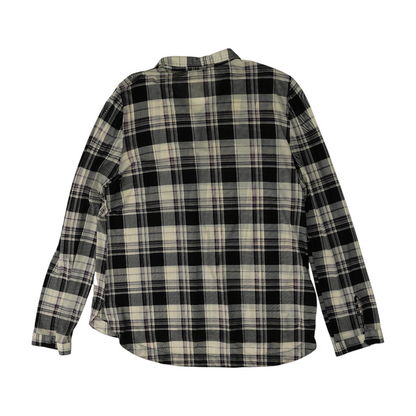 White Plaid Button Down