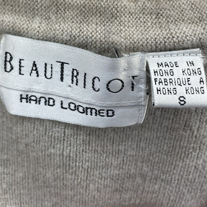 Beige Cardigan Sweater