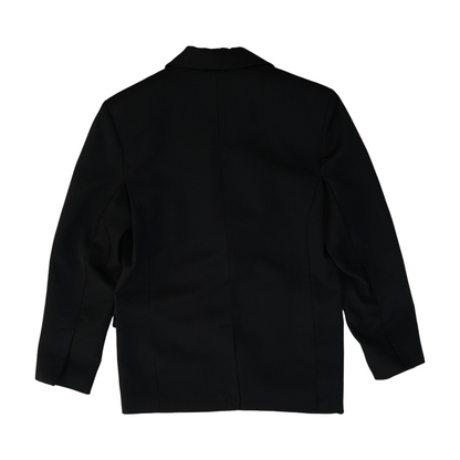 Black Solid Blazer