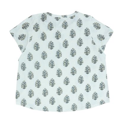 Ivory Plus Floral Blouse