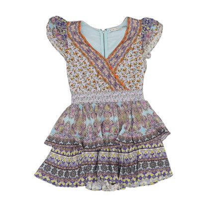 Multi Colored Floral Mini Dress