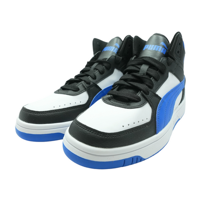 Blue High-Top Athletic Shoes