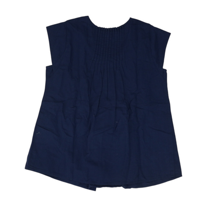 Navy Petite Blouse