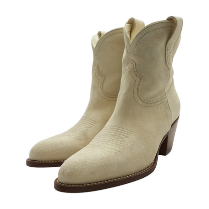 Ivory Western Boots