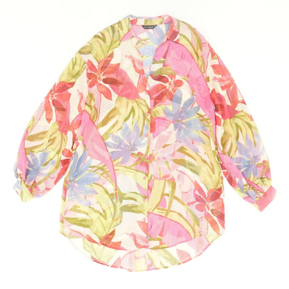 Multi Floral Button Down
