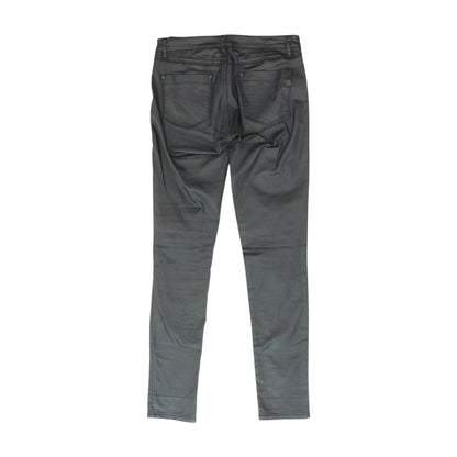 Black Solid Low Rise Skinny Leg Jeans