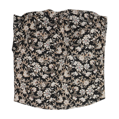 Black Floral Blouse