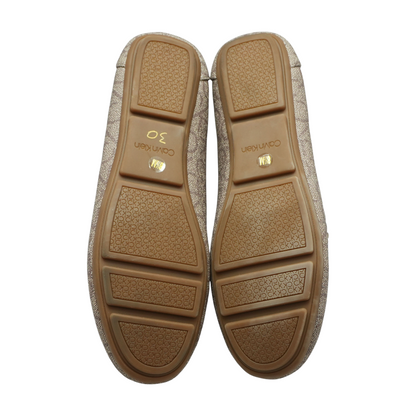 Beige Slip-On Flats
