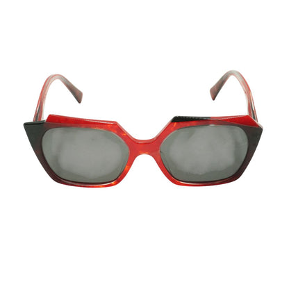 Red A03121 Geometric Sunglasses