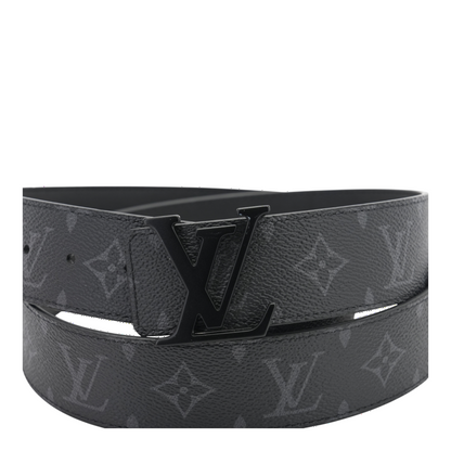 LV Initiales 40mm Matte Black Belt