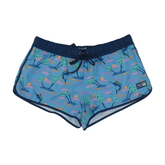Blue Tropical Swim Bottom