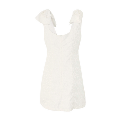 White Hearts Mini Dress