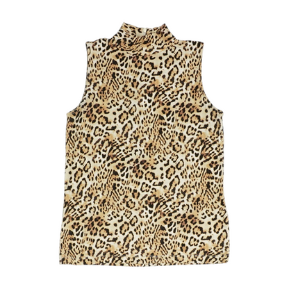 Beige Animal Print Blouse