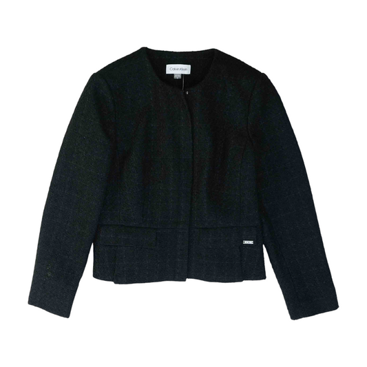 Black Solid Blazer