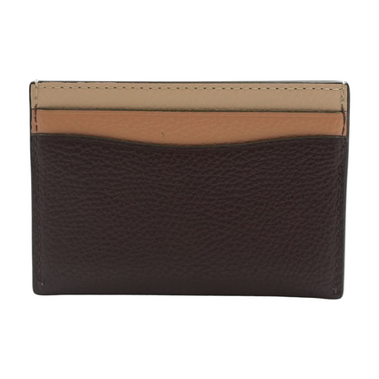 Burgundy Card Case Wallet