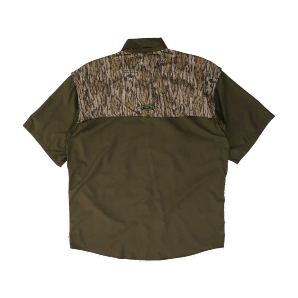 Green Camo Outdoor Button Down